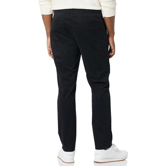 Amazon Aware Casual Men's Elasticated Waist Chino Pant Size XL / 28 Navy Blue - Picture 13 of 14